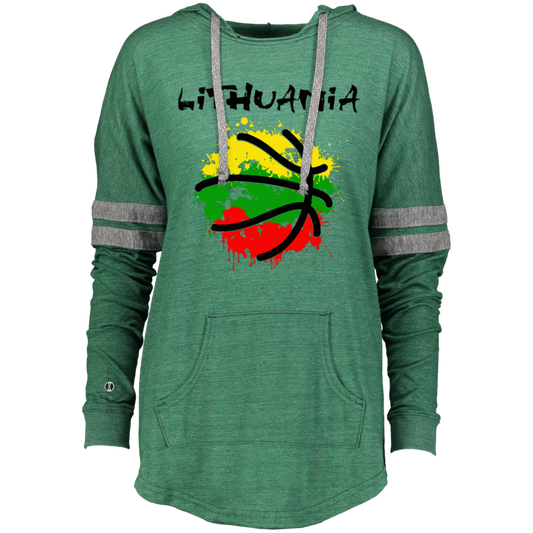 Abstract Lithuania - Women's Lightweight Pullover Hoodie T