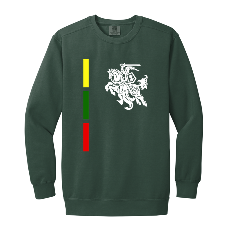 Warrior Vytis - Men/Women Unisex Soft-Washed Crewneck Sweatshirt