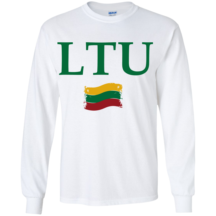 Lietuva LTU - Boys Youth Basic Long Sleeve T-Shirt