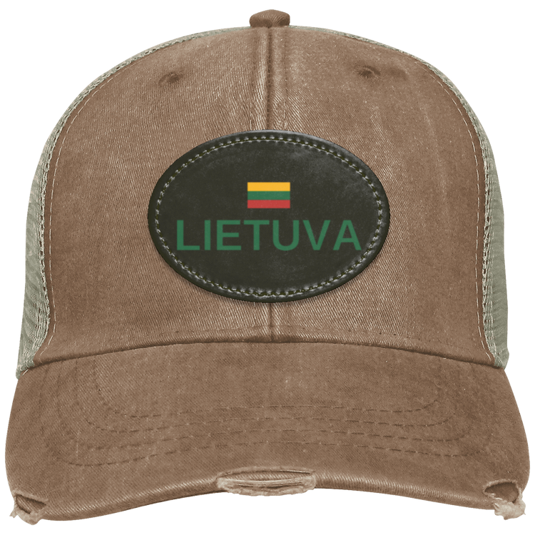 Lietuva Jersey Distressed Ollie Cap - Oval Patch