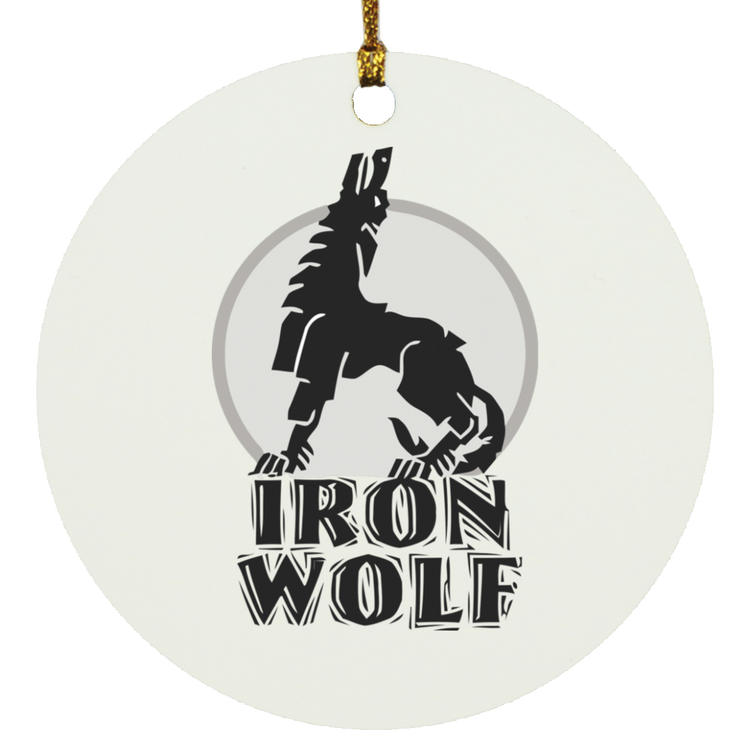 Iron Wolf LT - MDF Circle Ornament