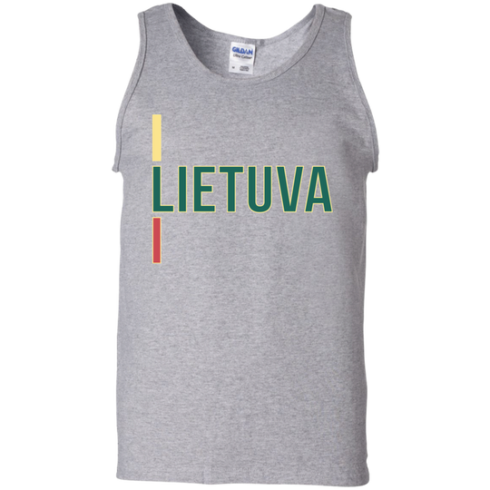 Lietuva III - Men's Basic 100% Cotton Tank Top