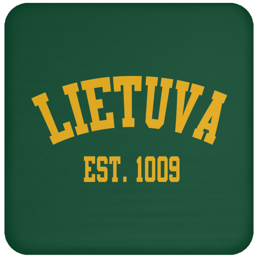 Lietuva Est. 1009 - High Gloss Coaster