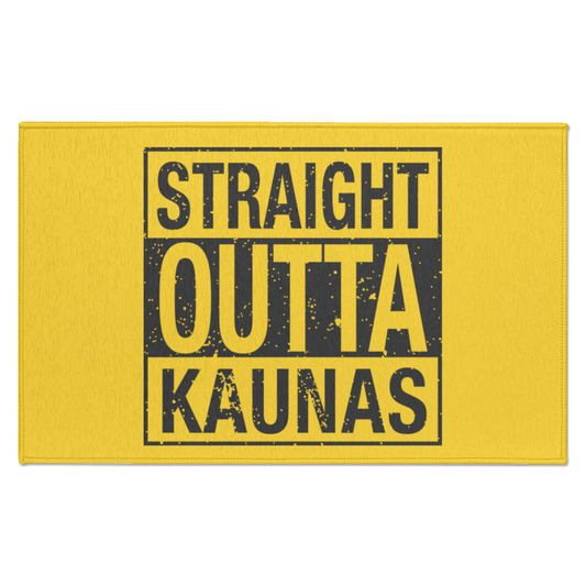 Straight Outta Kaunas - Indoor Doormat