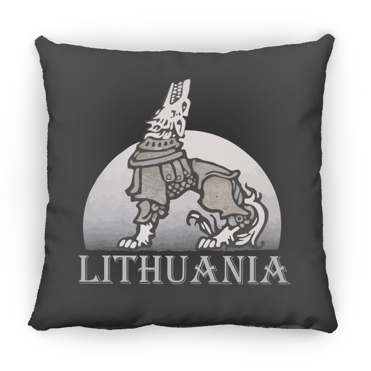 Iron Wolf Lithuania - Small Square Pillow