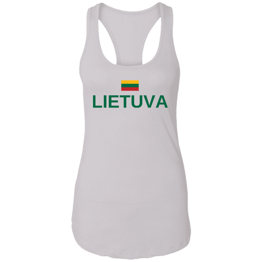 Lietuva - Women's Next Level Racerback Tank