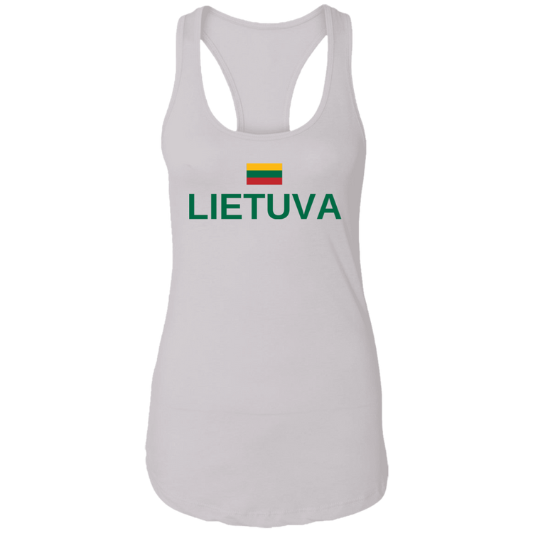 Lietuva - Women's Next Level Racerback Tank