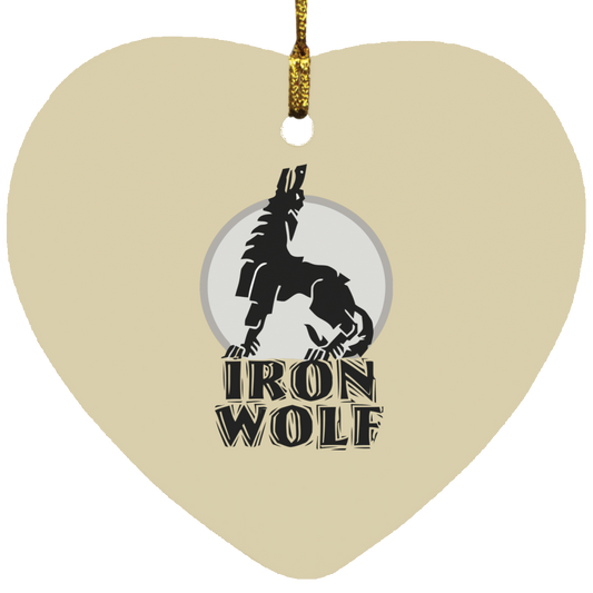 Iron Wolf LT - MDF Heart Ornament