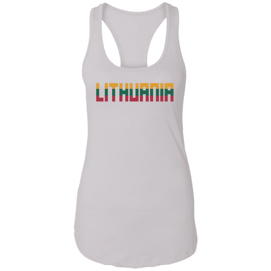 Lithuania - Women's Next Level Racerback Tank