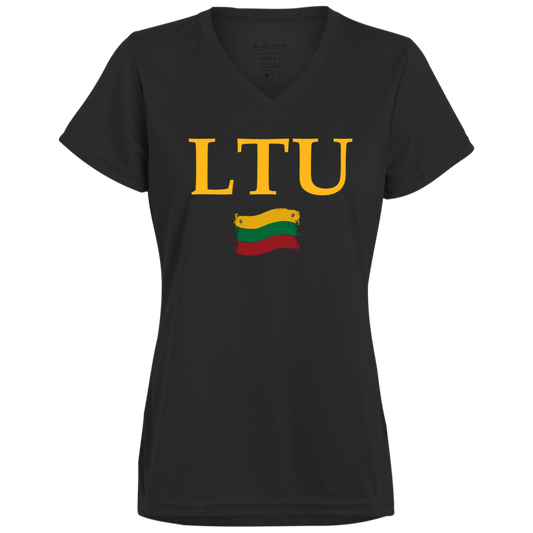 Lietuva LTU - Women's Augusta Activewear V-Neck Tee