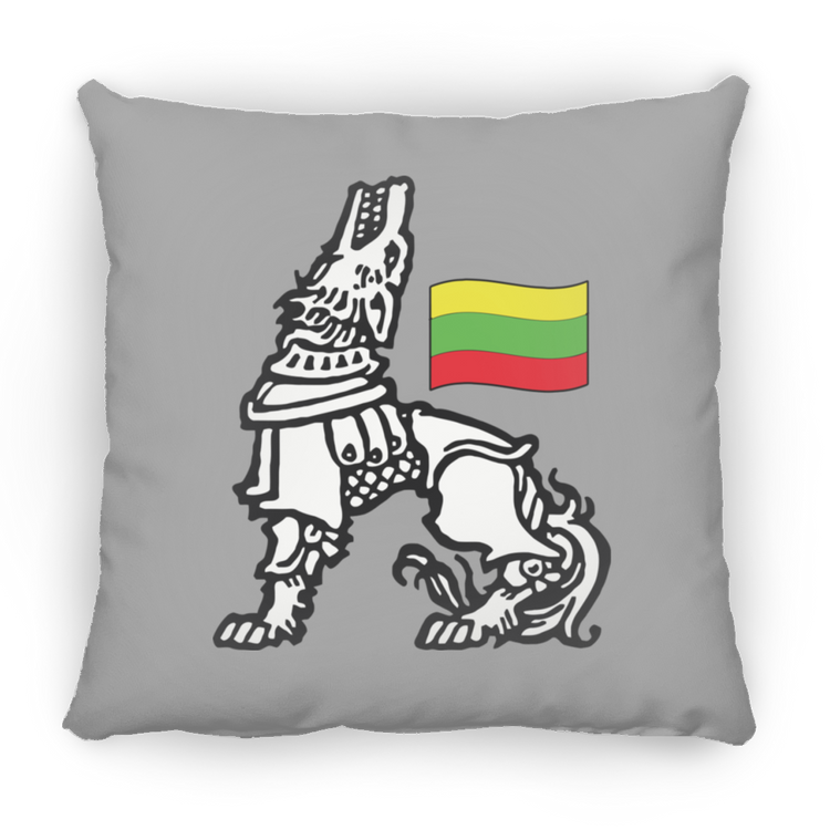 Iron Wolf Lietuva - Large Square Pillow