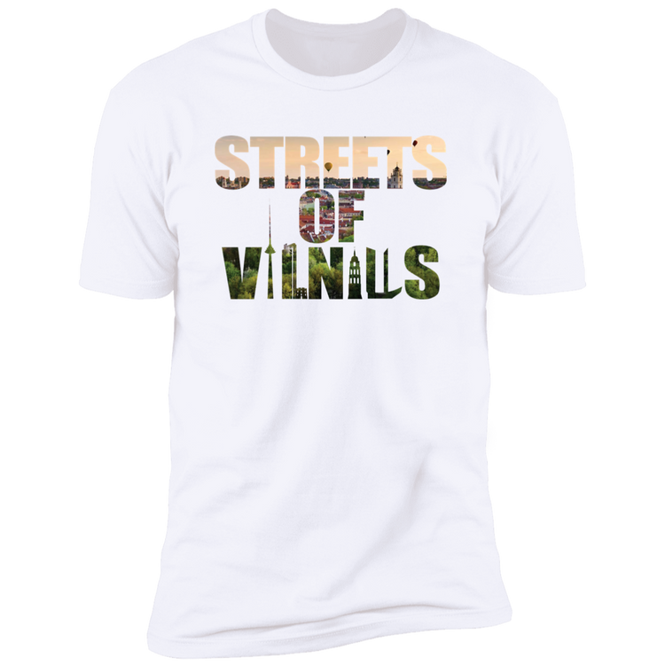 Streets of Vilnius - Men's Next Level Premium Short Sleeve T-Shirt