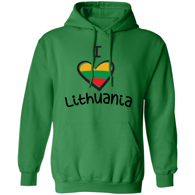 I Love Lithuania - Men/Women Unisex Basic Pullover Hoodie