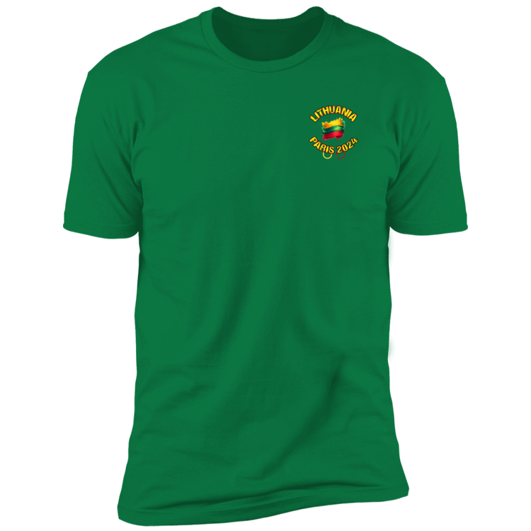 Team Lithuania 2024 Olympics - Men's Next Level Premium Short Sleeve T-Shirt