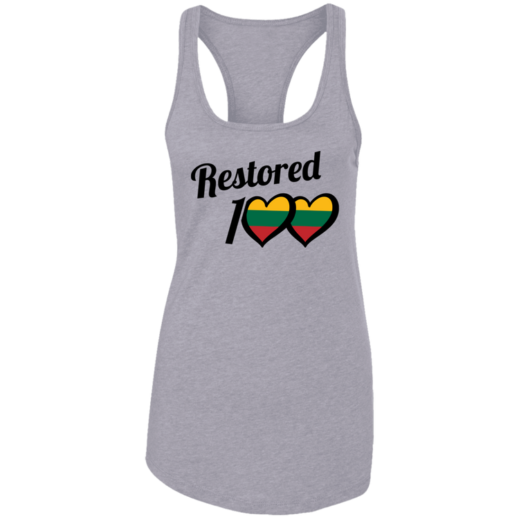 Restored 100 - Women's Next Level Racerback Tank