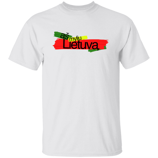 As Myliu Lietuva - Men's Basic Short Sleeve T-Shirt