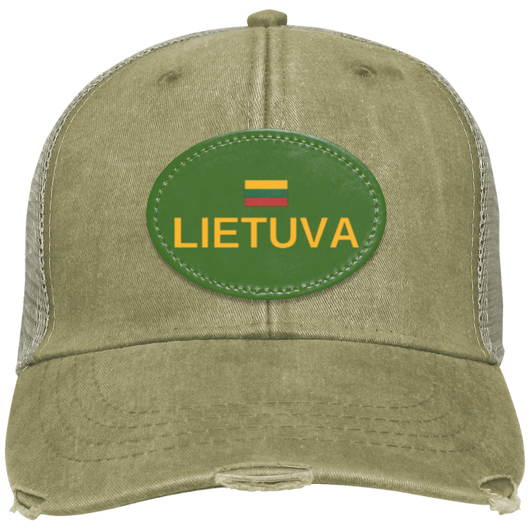 Lietuva Jersey Distressed Ollie Cap - Oval Patch