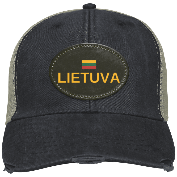 Lietuva Jersey Distressed Ollie Cap - Oval Patch