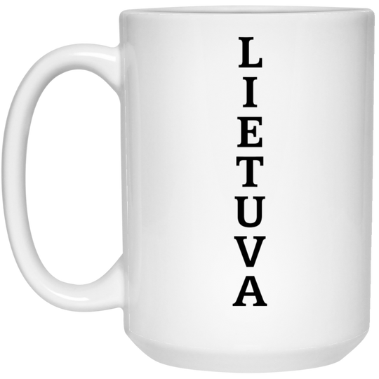 Lietuva - 15 oz. White Ceramic Mug