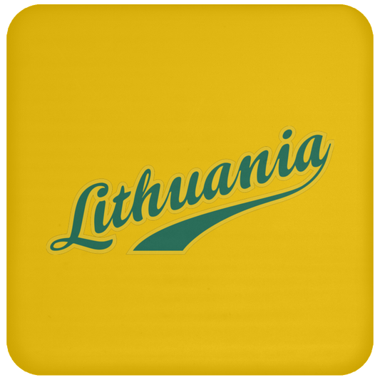 Lithuania - High Gloss Coaster