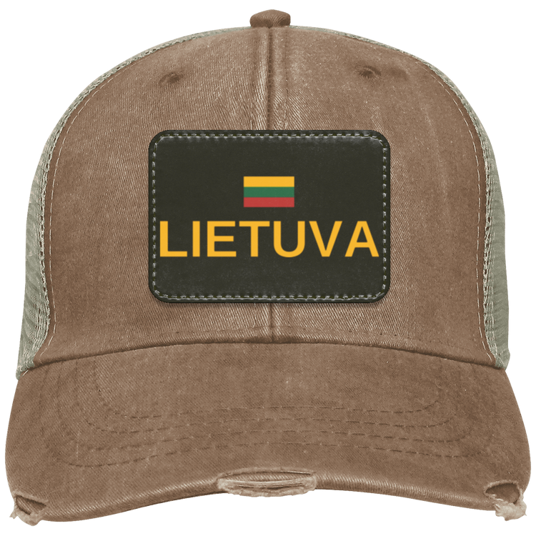 Lietuva Jersey - Distressed Ollie Cap - Rectangle Patch