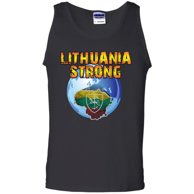 Lithuania Strong - Men's Basic 100% Cotton Tank Top
