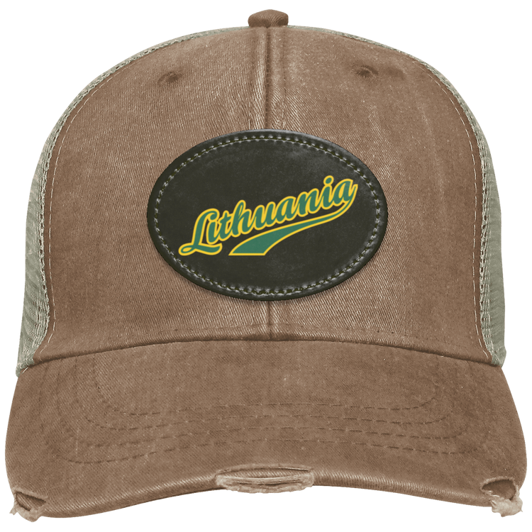 Lithuania Distressed Ollie Cap - Oval Patch