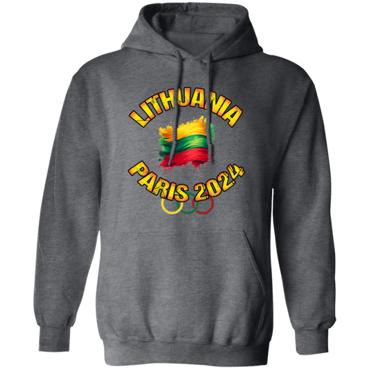 Team Lithuania 2024 Olympics - Men/Women Unisex Comfort Pullover Hoodie