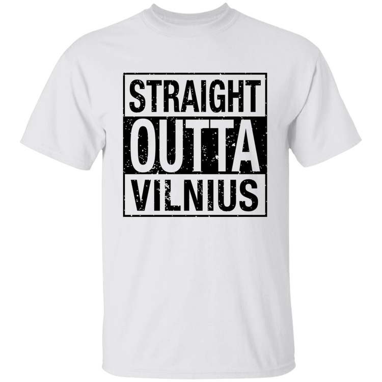 Straight Outta Vilnius - Boys/Girls Youth Basic Short Sleeve T-Shirt