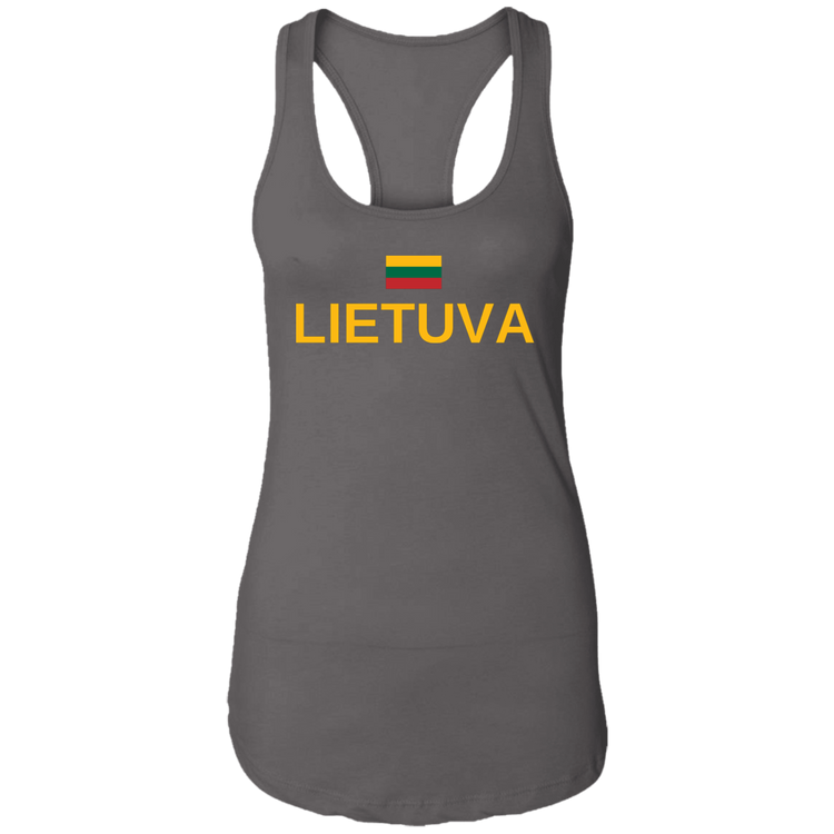 Lietuva - Women's Next Level Racerback Tank