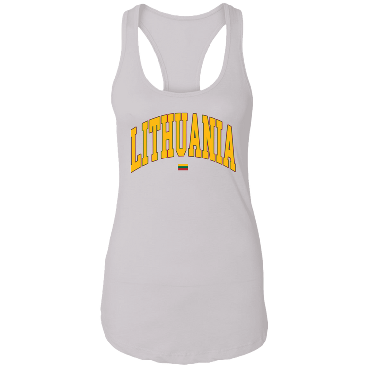 Lithuania - Women's Next Level Racerback Tank