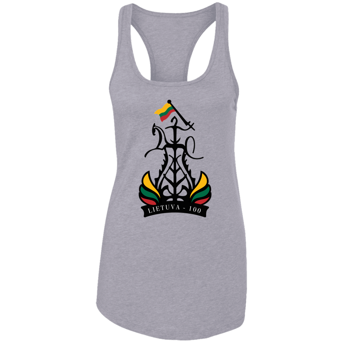 Lietuva 100 Restored - Women's Next Level Racerback Tank