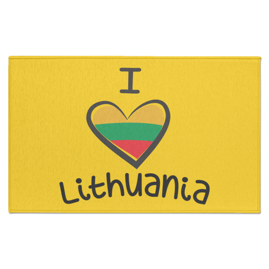 I Love Lithuania - Indoor Doormat