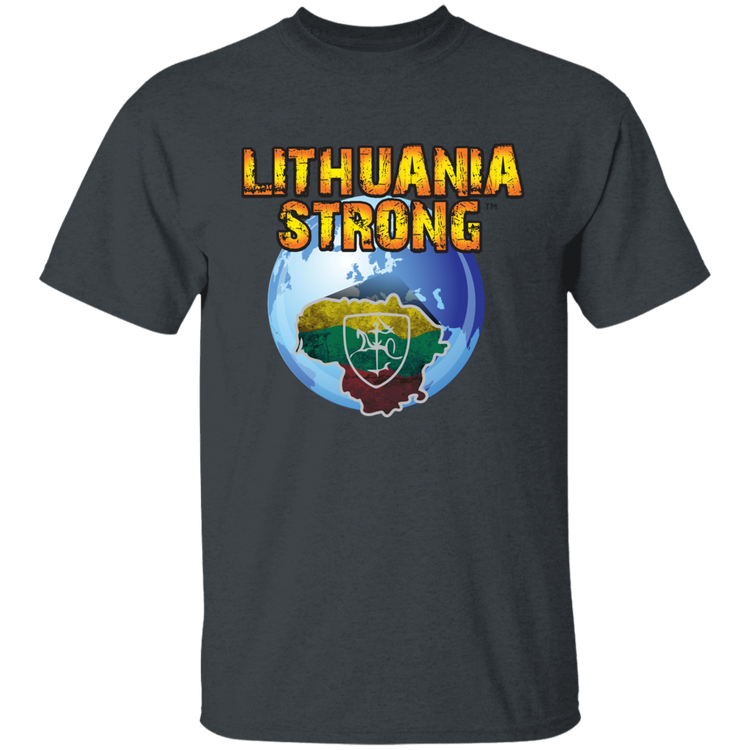 Lithuania Strong - Boys/Girls Youth Basic Short Sleeve T-Shirt