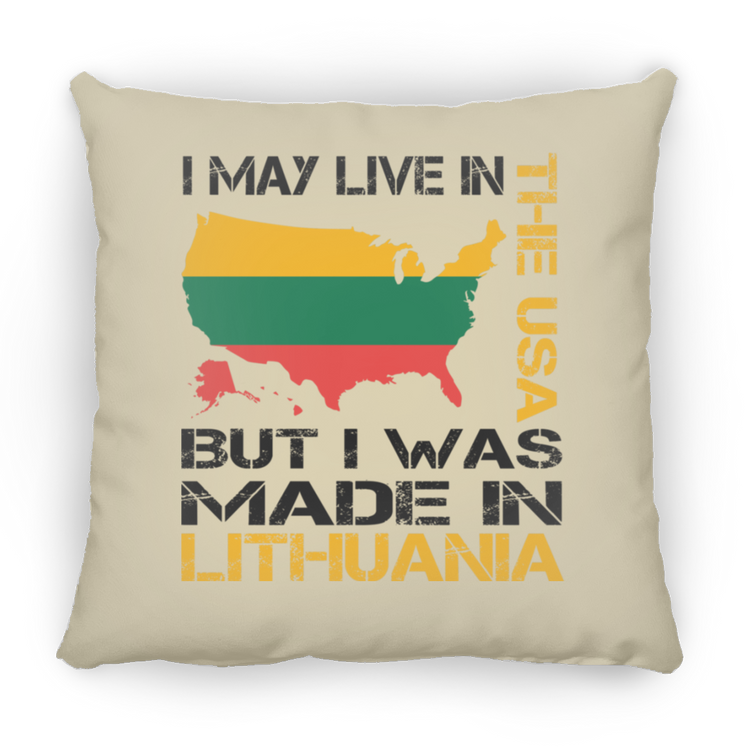 Made in Lithuania - Small Square Pillow