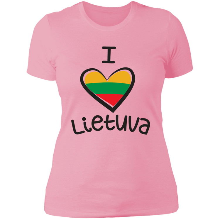 I Love Lietuva - Women's Next Level Boyfriend Tee