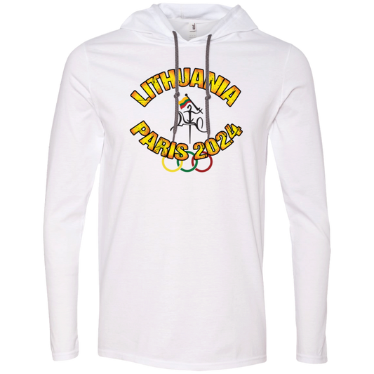 Team Lithuania 2024 Vytis - Men's Lightweight T-Shirt Hoodie