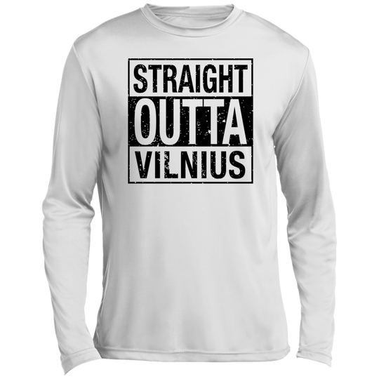 Straight Outta Vilnius - Men's Long Sleeve Activewear Performance T