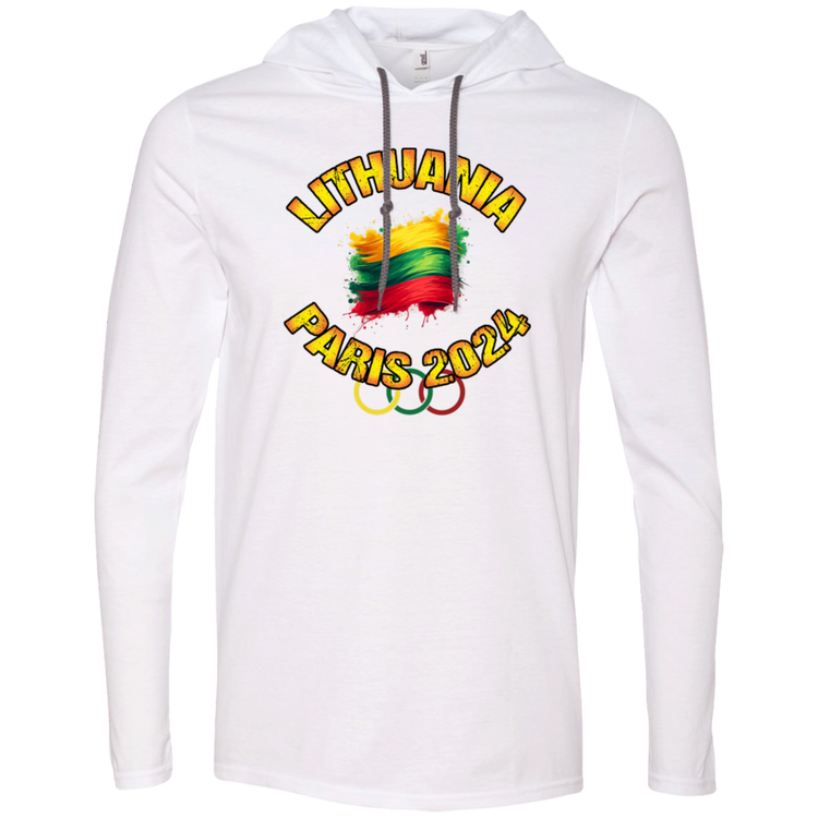 Team Lithuania 2024 Olympics - Men's Lightweight T-Shirt Hoodie