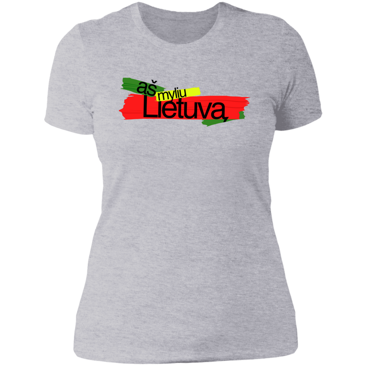 As Myliu Lietuva - Women's Next Level Boyfriend Tee