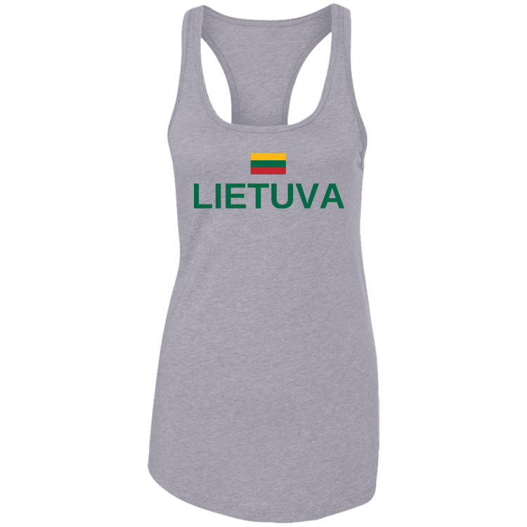 Lietuva - Women's Next Level Racerback Tank