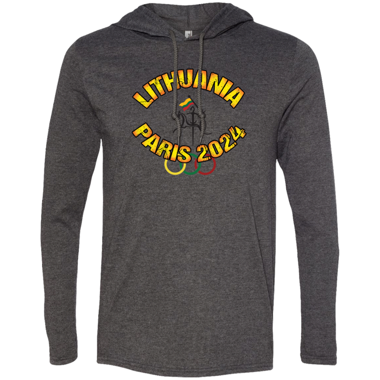 Team Lithuania 2024 Vytis - Men's Lightweight T-Shirt Hoodie