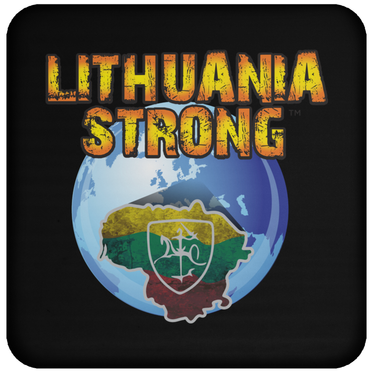 Lithuania Strong - High Gloss Coaster