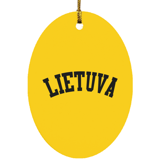 Lietuva - MDF Oval Ornament