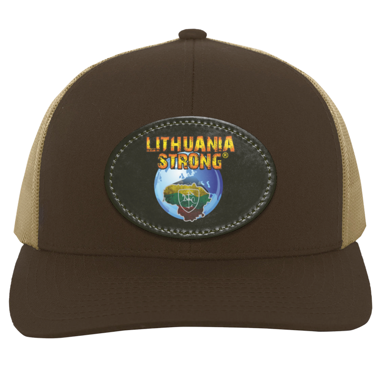 Lithuania Strong Trucker Snap Back - Oval Patch