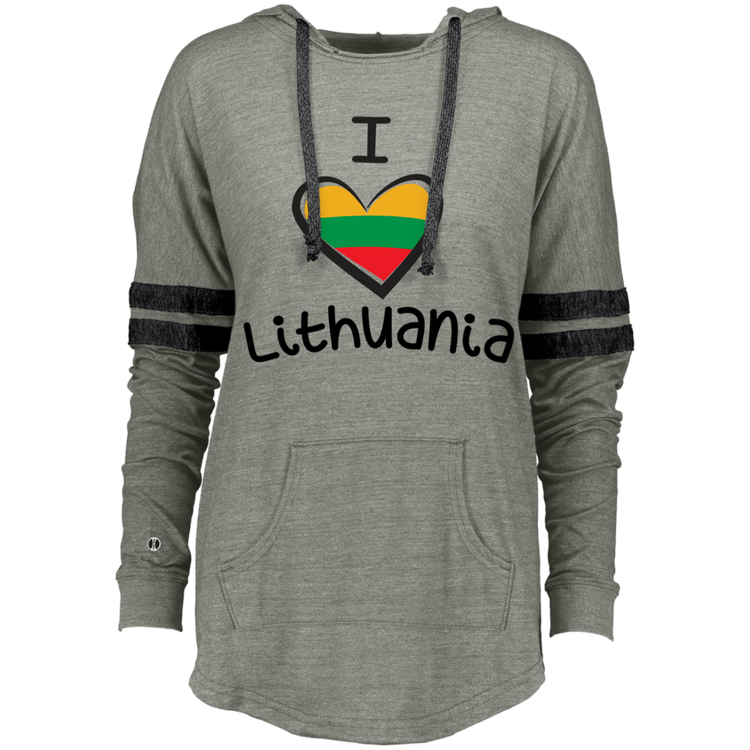 I Love Lithuania - Women's Lightweight Pullover Hoodie T