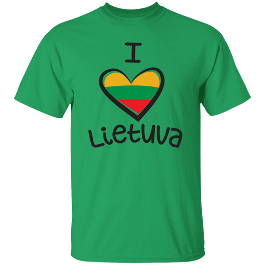 I Love Lietuva - Men's Basic Short Sleeve T-Shirt