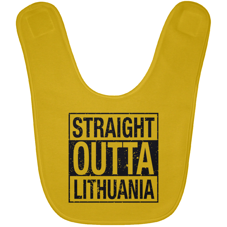 Straight Outta Lithuania - BABYBIB Baby Bib