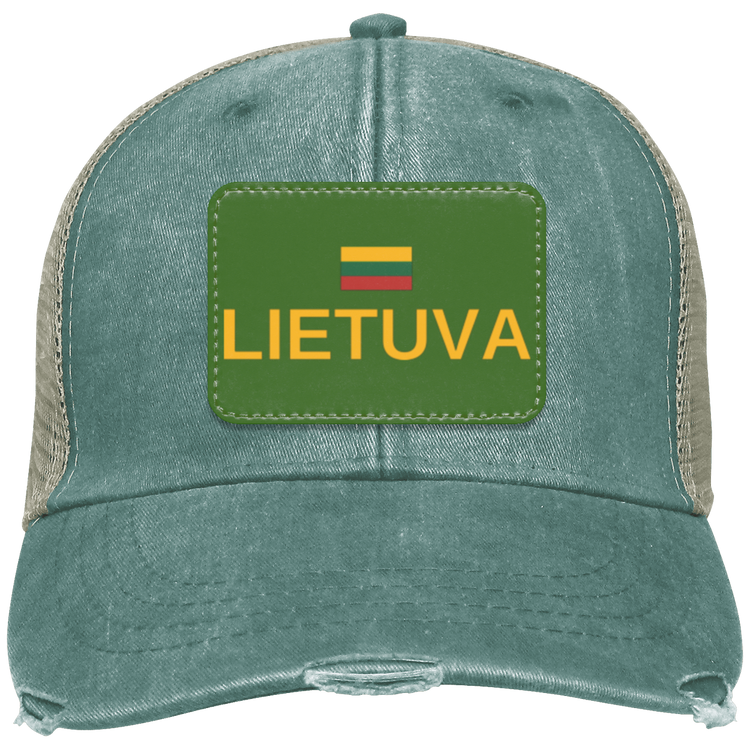 Lietuva Jersey - Distressed Ollie Cap - Rectangle Patch