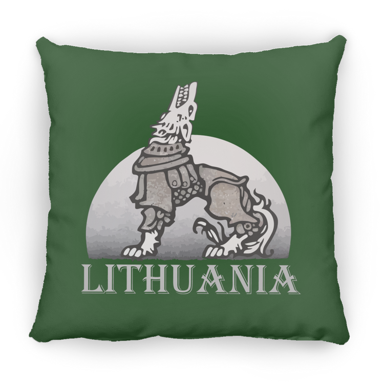 Iron Wolf Lithuania - Small Square Pillow